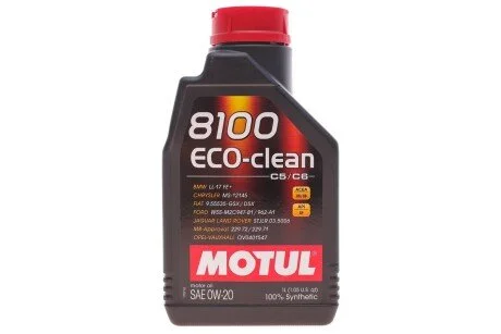 Олива 0W20 Eco-clean 8100 (1л) (108813) MOTUL 868111