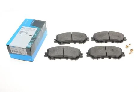 Колодки гальмівні (передні) Nissan Qashqai II/X-Trail/ Renault Kadjar 13- (141.7x60x16.8) KAVO KBP-6614