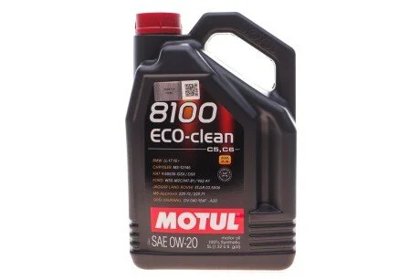 Олива 0W20 Eco-clean 8100 (5л) (108862) MOTUL 868151