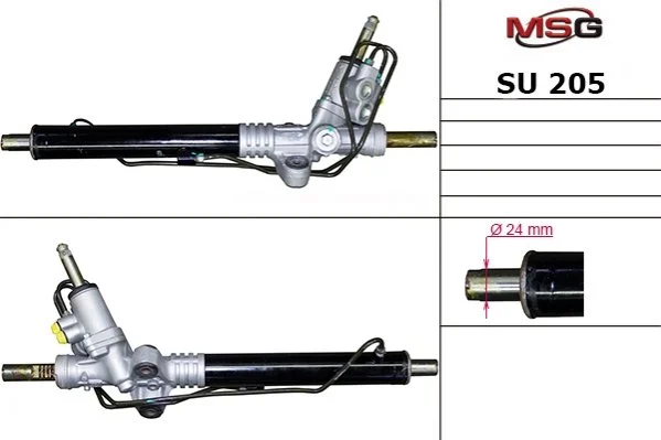 Кермова рейка з г/п Subaru Impreza G12 07-,Subaru Legacy B13 03-09 MSG SU 205 (фото 1)