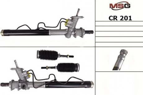 Рейка с Г/У CHEVROLET AVEO седан (T250, T255) 05-, MSG CR 201