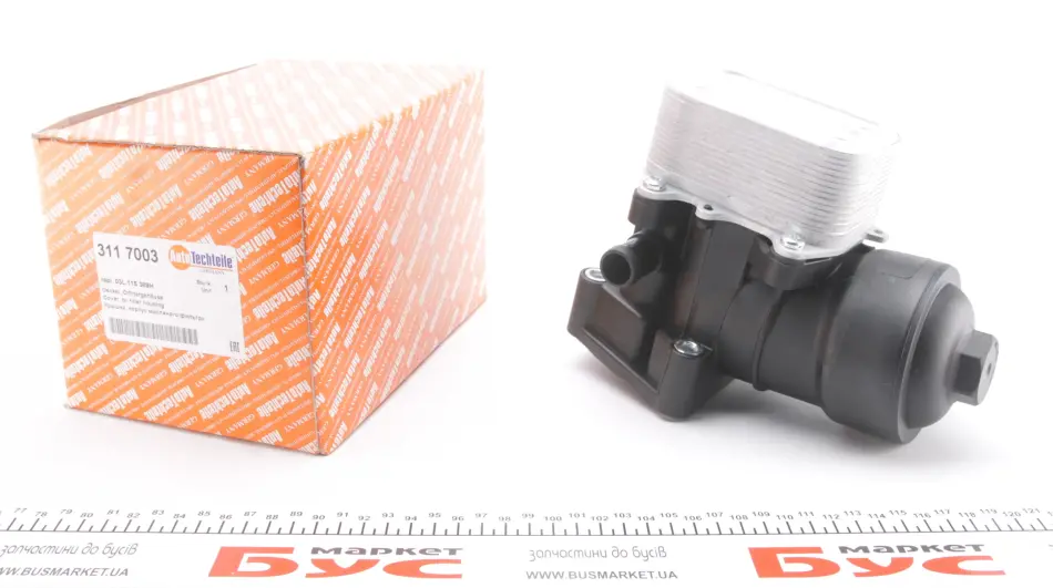 Корпус фільтра масляного VW Caddy III/Crafter/T5 1.6TDI/2.0TDI 09- (з теплообмінником) AUTOTECHTEILE 311 7003 (фото 1)