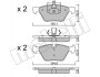 Колодки тормозные (передние) BMW 3 (E90/E91/E92) 07-13/5 (E60/E61) 03-10/X1 (E84) 09-15 Metelli 22-0557-0 (фото 1)