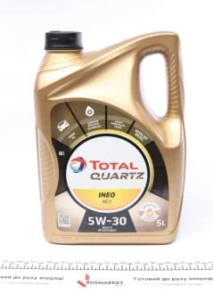 Олива 5W30 Quartz INEO MC3 Dexos2 (5L) 157103 TOTAL 213698