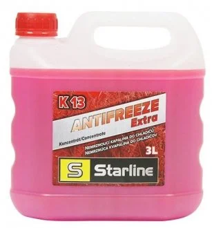 Антифриз K13 / G13 / концентрат / 3л. / етиленгліколь / фіолетовий / (VW TL 774 J) STARLINE NA K13-3