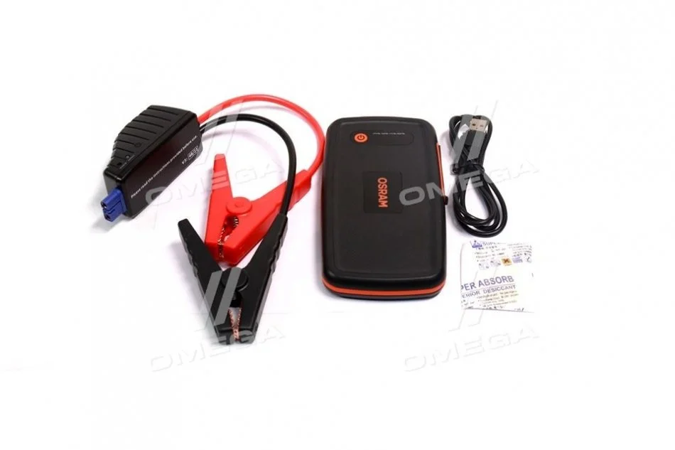 Компактное и мощное литиевое пуско-зарядное устройсвто с функцией power bank 6000mAh OSRAM OBSL200 (фото 1)