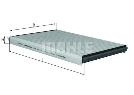 Фільтр, повітря у внутрішній простір KNECHT MAHLE / KNECHT LAK441