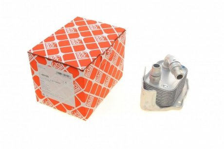 Радиатор масляный BMW X3 (E83) 00-15 (теплообменник) (с прокладкой) (N43/N46) FEBI BILSTEIN 49199 (фото 1)