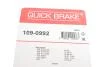 Комплект прижимних планок гальмівного супорту QUICK BRAKE 109-0992 (фото 2)