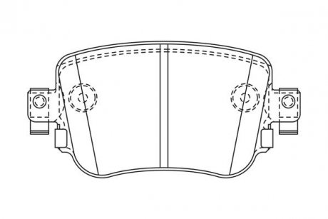 Гальмівні колодки дискові STARLINE BD S916