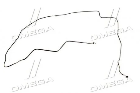 Трубка гальмівна Нексія зад лів GM 90222252