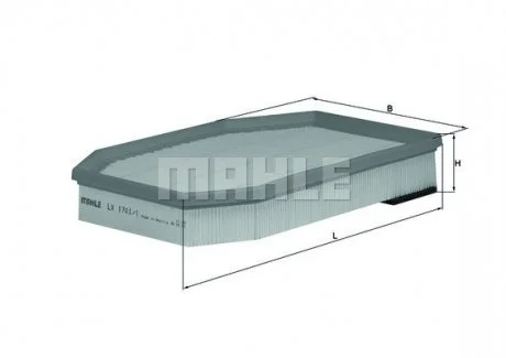 Повітряний фільтр LX1741/1 KNECHT MAHLE / KNECHT LX17411