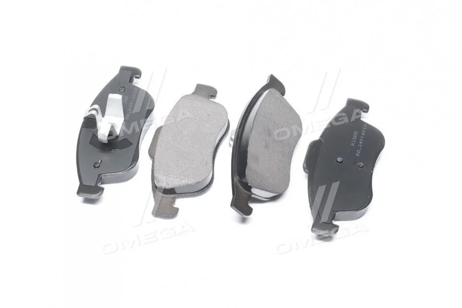 Колодка гальм. диск. DACIA DUSTER, RENAULT MEGANE 10- передн. RIDER RD.24914STD (фото 1)