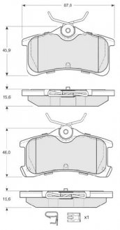 Колодки тормозные дисковые, к-кт. STARLINE BD S454