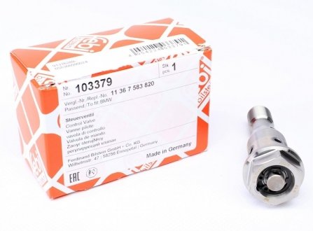 Клапан регулювання фаз газорозподілу BMW 3 (F30/F80)/5 (F10) 10- FEBI BILSTEIN 103379