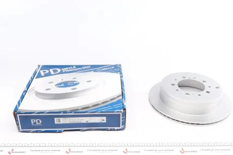 Диск тормозной (задний) Toyota Land Cruiser 200 08-(345x18) MEYLE 30-15 523 0110/PD