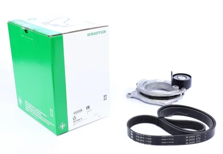 Комплект ременя генератора BMW 3 (F30, F80), 03/11 - 10/18, (6PK 1165), B38 B15A INA 529 0488 10