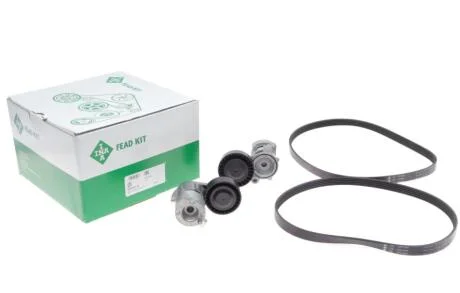 Комплект ремня генератора Ford Focus 2.5 ST 05-12, (5PK890 + 5PK848) INA 529 0477 10