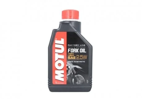 Масло 2,5W для мотовилок Fork Oil Very Light Factory Line (1L) (105962) MOTUL 821901