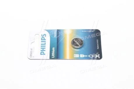 Батарейка CR1632 - 3.0V coin 1-blister (16.0x 3.2) - Lithium B1 PHILIPS CR1632/00B
