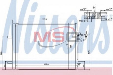 Конденсер FD C-MAX(10-)1.6 i 16V TURBO(+)[OE 1693590] NISSENS 940183