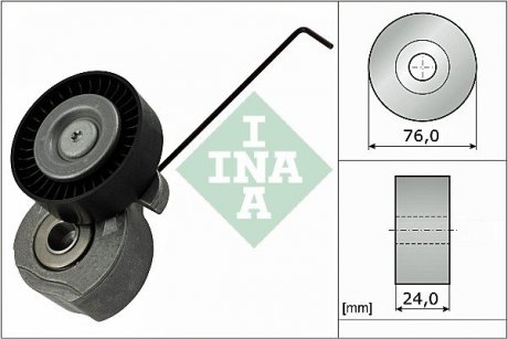 Натяжник ременя генератора Land Rover Freelander 3.2 06-14 INA 534 0324 10