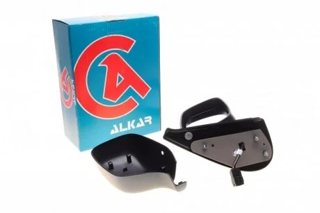 Дзеркало прав., мех. регул., з подогрів., грунт., асферич., 5/03- ALKAR 9240174