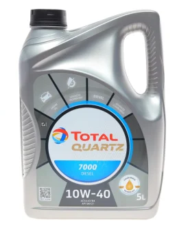 Масло моторное Quartz 7000 Diesel 10W40 (5 Liter) TOTAL 216681