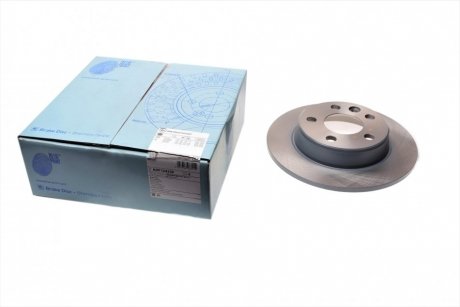 Диск тормозной (задний) VW Sharan/Seat Alhambra 96-10 (267.8x9.8)(с покрытием)(полный) BLUE PRINT ADF124339 (фото 1)
