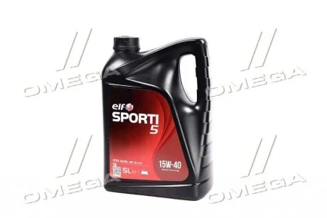 Моторна олива Elf Sporti 5 15W40 / 5л. / (ACEA A3/B4, API SL/CF) ELF 214300