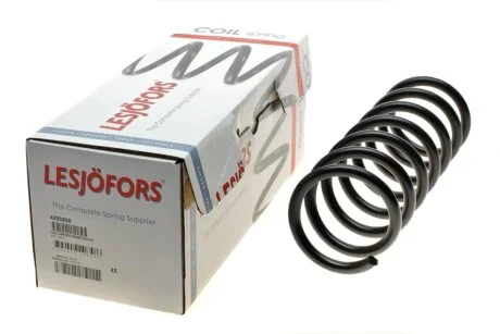Пружина (задняя) Volvo V50 1.6-2.4/1.6D/2.0D/CDI/2.4TDI/D3/D4/T5 03-12 (унов) (без с-ми рег.дор.пр) LESJOFORS 4295850