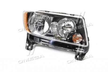 Фара правая Jeep Compass (11-) черная TYC 20-9165-B0-1N