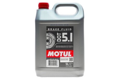 Рідина гальмівна DOT5.1 (5л) Гальмівна рідина (100952) MOTUL 807006