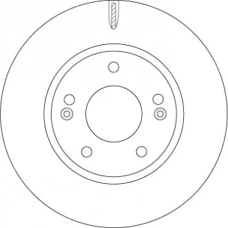 Диск гальмівний TRW DF6936
