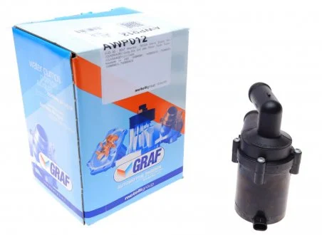 Насос системи охолодження (додатковий) Audi A3 03-/Skoda Octavia 96-/SuperB 08-15/VW Caddy 05- GRAF AWP012