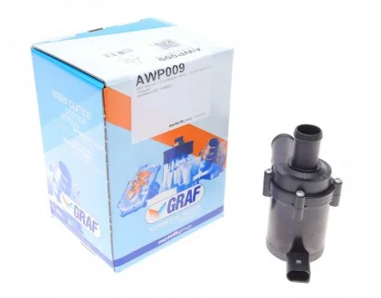 Насос системи охолодження (додатковий) Seat Alhambra/VW Sharan 1.9TDI 00-10/T5 2.0 03-15 GRAF AWP009