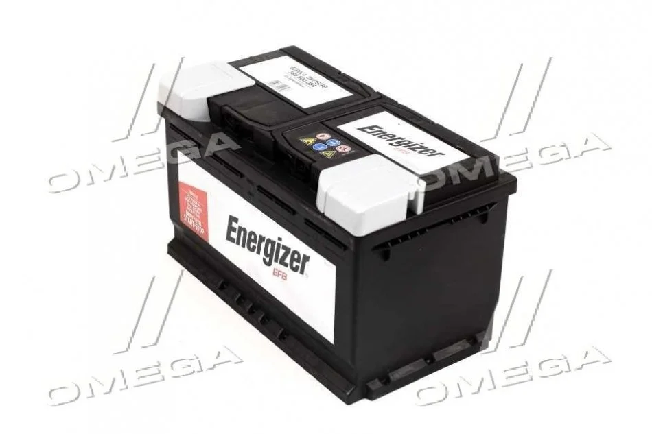 Акумулятор 80Ah-12v ENERGIZER EFB (315х175х190),R,EN730 Energizer 580 500 080 (фото 1)