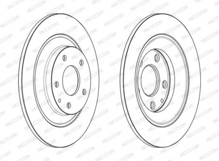 Тормозной диск FERODO DDF2609C