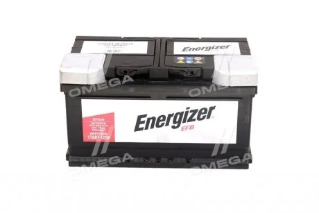 Акумулятор 75Ah-12v ENERGIZER EFB (315х175х175),R,EN730 Energizer 575 500 073