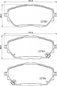 Тормозные колодки BREMBO P83171
