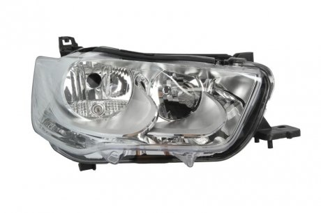 Фара Прав (H1/H7/PY21W/W5W, електричн, без мотора, колір повороту: прозор) CITROEN C-ELYSEE 11.12-11.16 DEPO 552-1142R-LD-EM