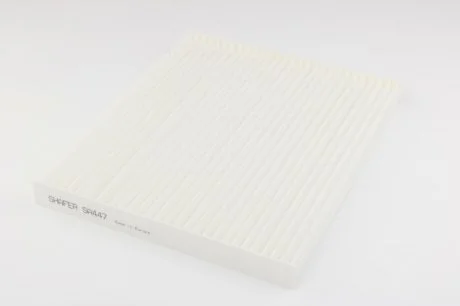 Фільтр салону Huyndai Accent (06-), Creta (16-), I20 (15-), I30 (11-), Ceed (12-), Підходить для Elantra (10-16), Dodge Attitude (06-14), без пластикової рамки SHAFER SA447NP