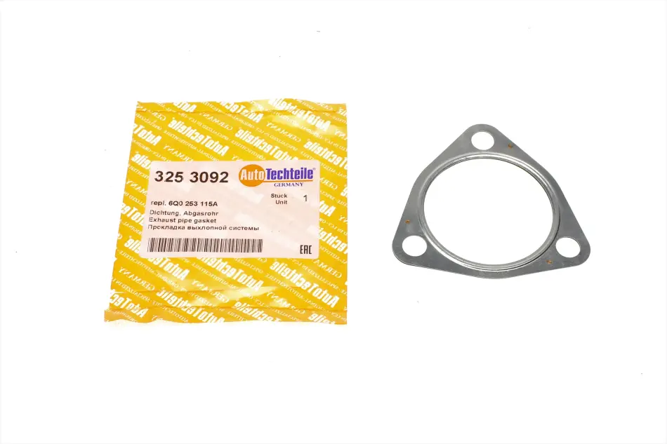 Прокладка выхлопной трубы VW Golf V/VI 1.4 16V 06-13 AUTOTECHTEILE 325 3092 (фото 1)