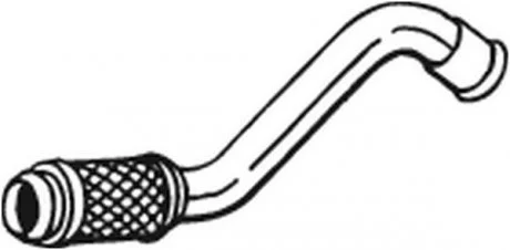 Глушитель, алюм. сталь, передняя часть CITROEN C4 08-10 BOSAL 700-225