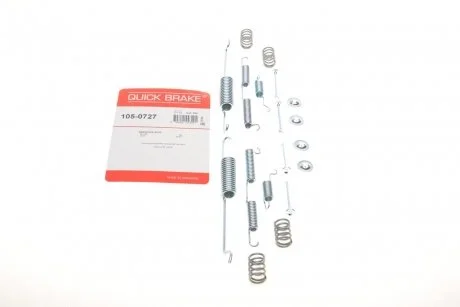 Комплект пружинок колодок стояночного гальма 105-0727 QUICK BRAKE 1050727