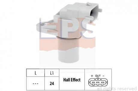 Датчик положення р/вала BMW 5 (E60, E61)/MB S (W220, W221) EPS 1.953.530