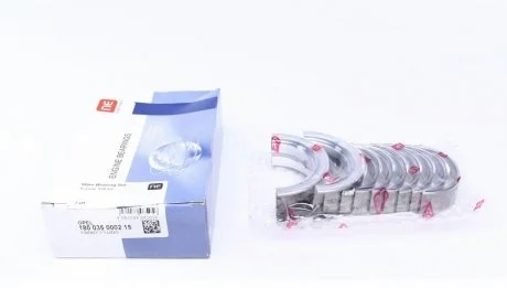 Вкладиші корінні Opel Omega B/Vectra A/Astra G 2.0 (+0.25) (к-кт) = 6035012500 NPR 180 035 0002 15