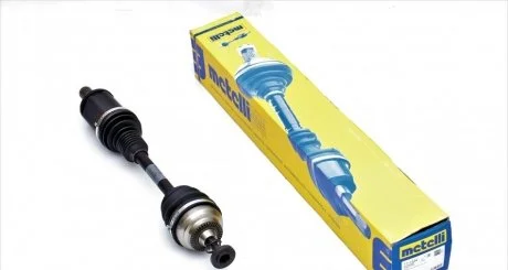 Піввісь (передня) (L) BMW 5 (F10/F11)/6 (F06/F12/F13) 10-18 (37z/27z/560mm) (-ABS) Metelli 17-1334