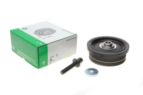 Шків колінвалу BMW 3 (E46/E90)/5 (E60)/X3 (E83) 01-11 (167x76.5) (4PK+6PK) (з болтом), N47/M47 INA 544 0082 20