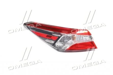 Ліхтар задній зовнішній лівий Toyota Camry XV70 (18-) USA SE чорний TYC 11-9032-A0-1N